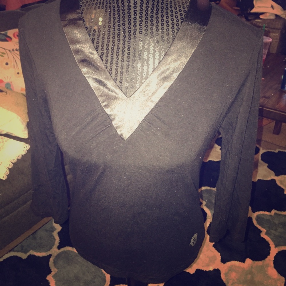 Versace vneck top